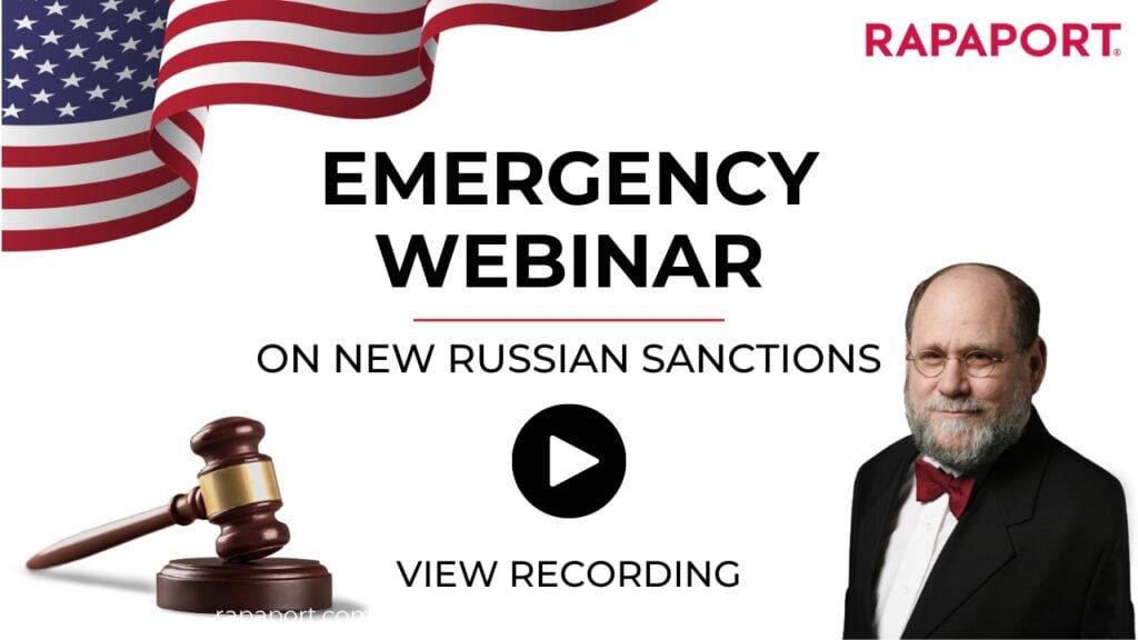 Rapaport Emergency Webinar