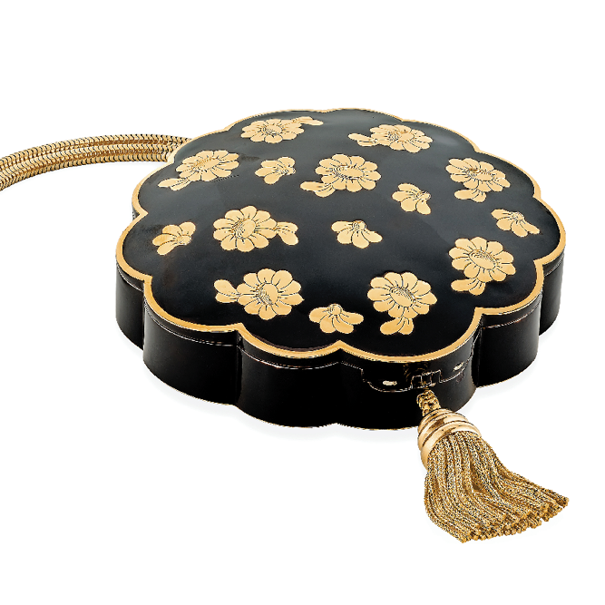 Daisy minaudière in silver, yellow gold, and lacquer, 1950 image
