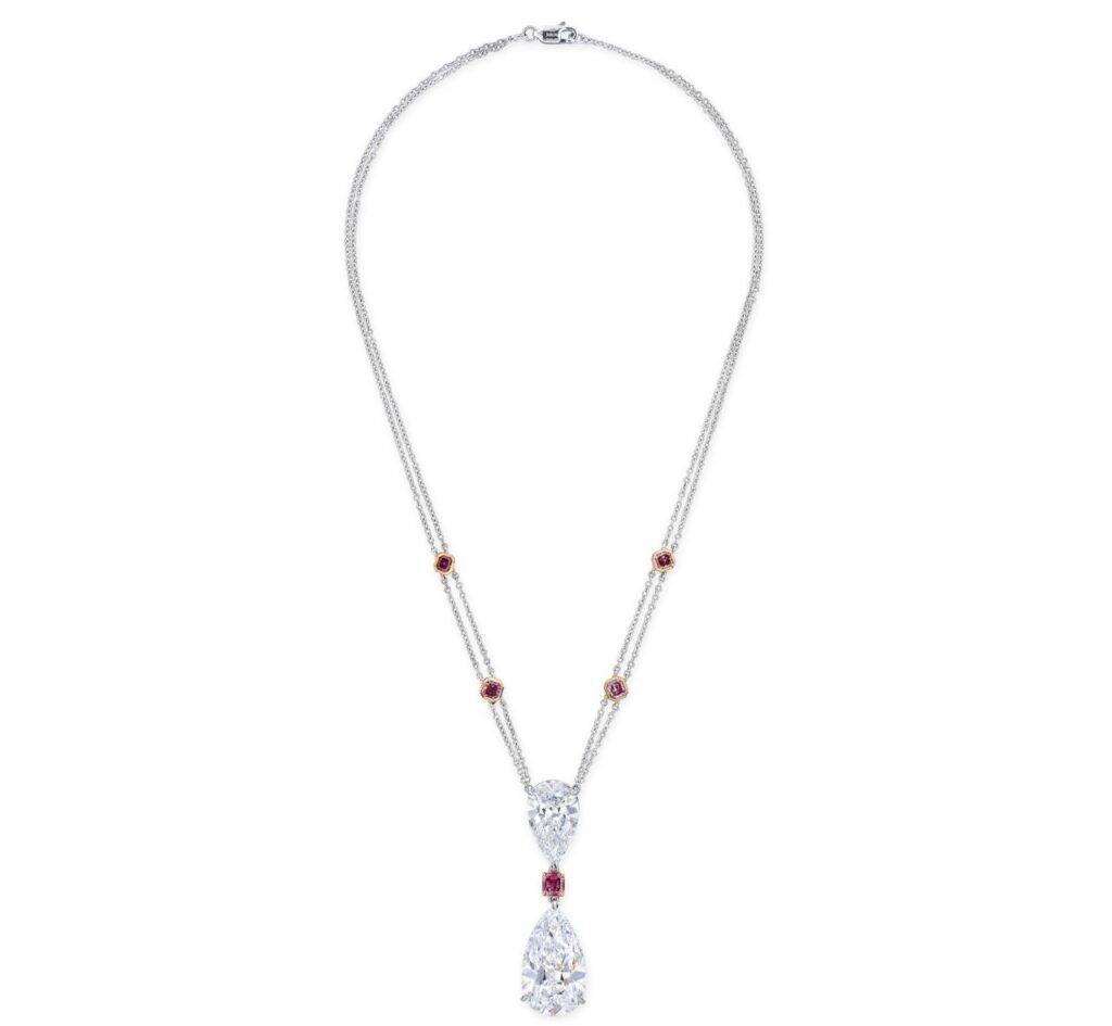20.70-carat, D-flawless diamond pendant, Christies image