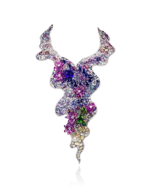 Anna Hu Monet Water Lilies necklace. (Anna Hu)