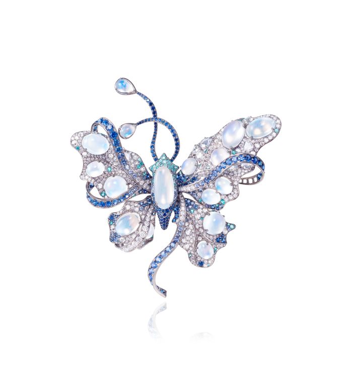 Anna Hu Artemis Butterfly brooch pendant. (Anna Hu)