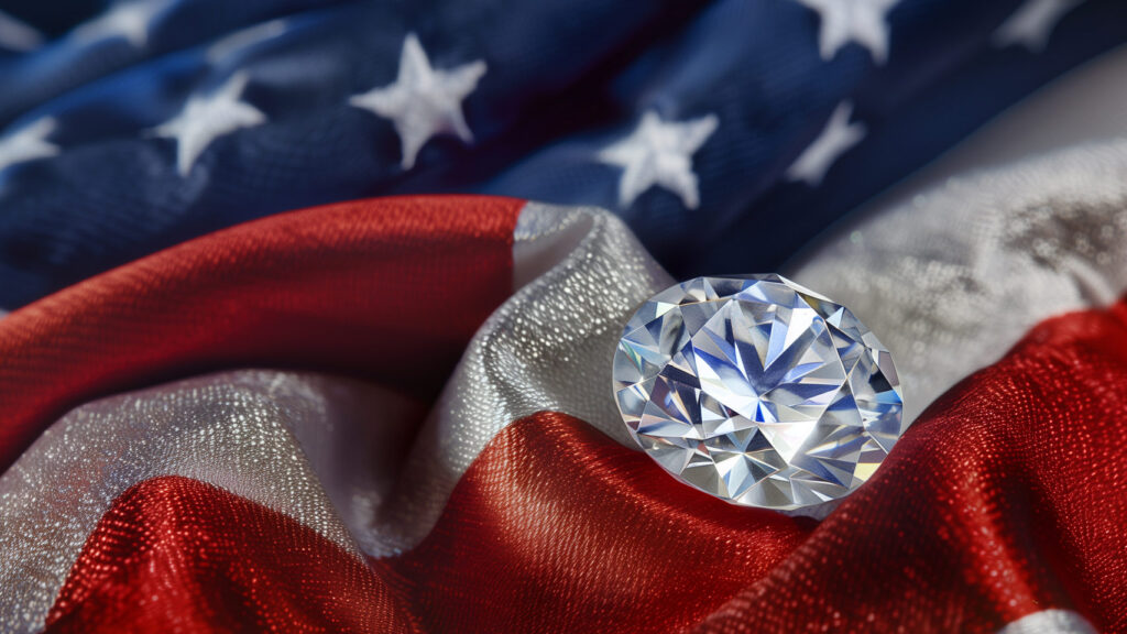 us flags diamond image