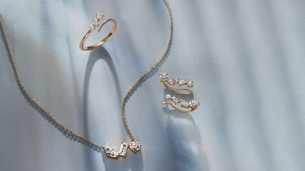 Jewelry from Vrai with synthetic diamonds image