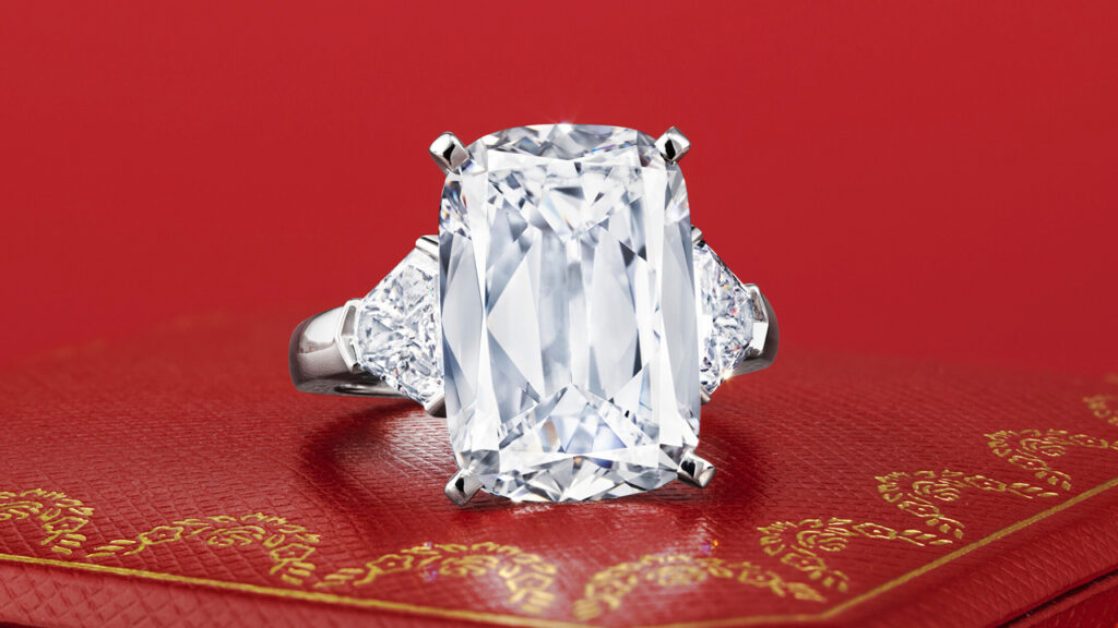 Cartier diamond ring at Christie's image