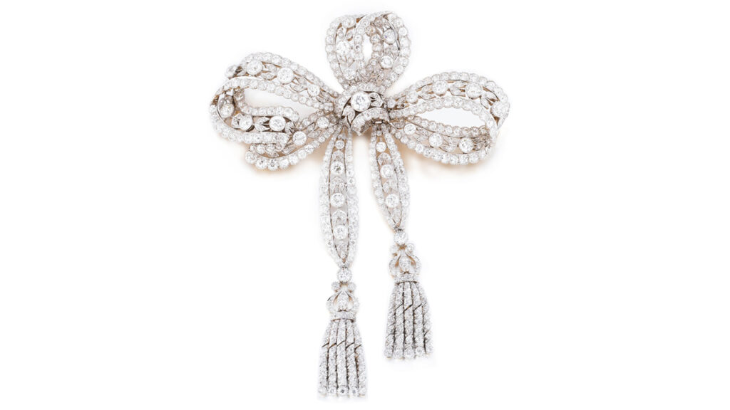 diamond brooch ring