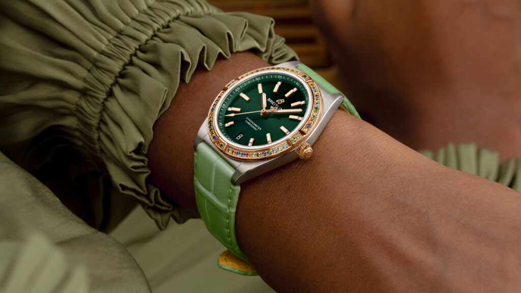 Image: Raymond Weil Millesime with synthetic diamonds on the lugs. (Raymond Weil)