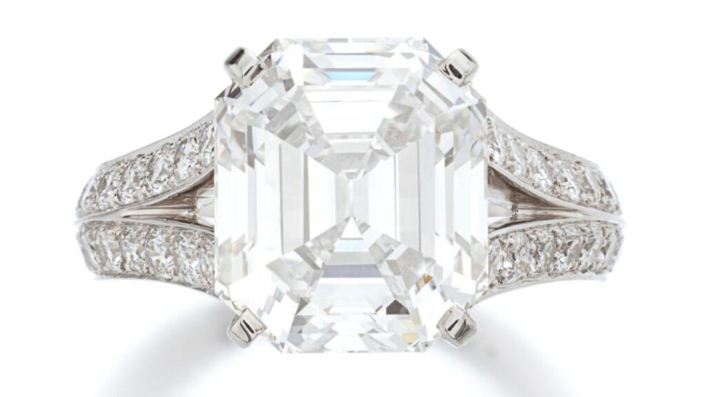 Cartier diamond ring at Sotheby's image