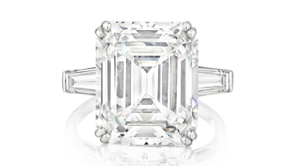 Diamond ring from Bonhams image