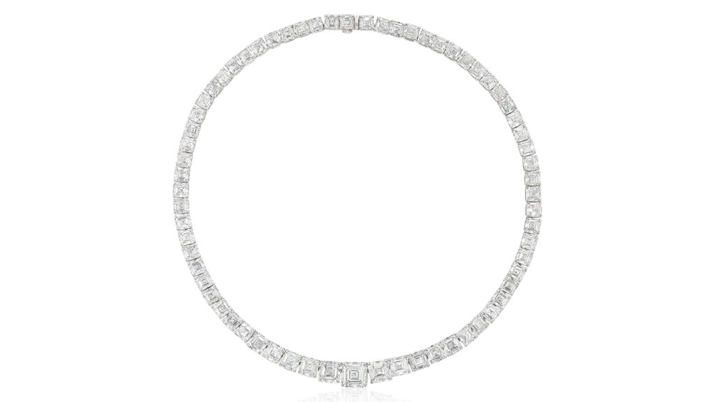 Top-selling diamond necklace at Christie’s image