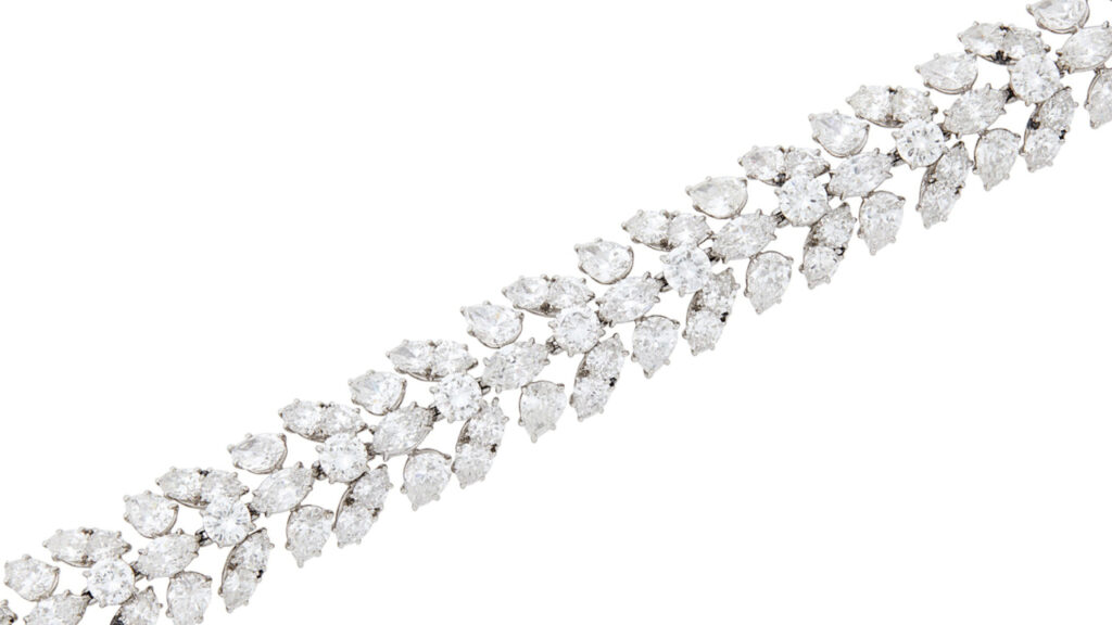 Harry Winston diamond bracelet at Doyle ring