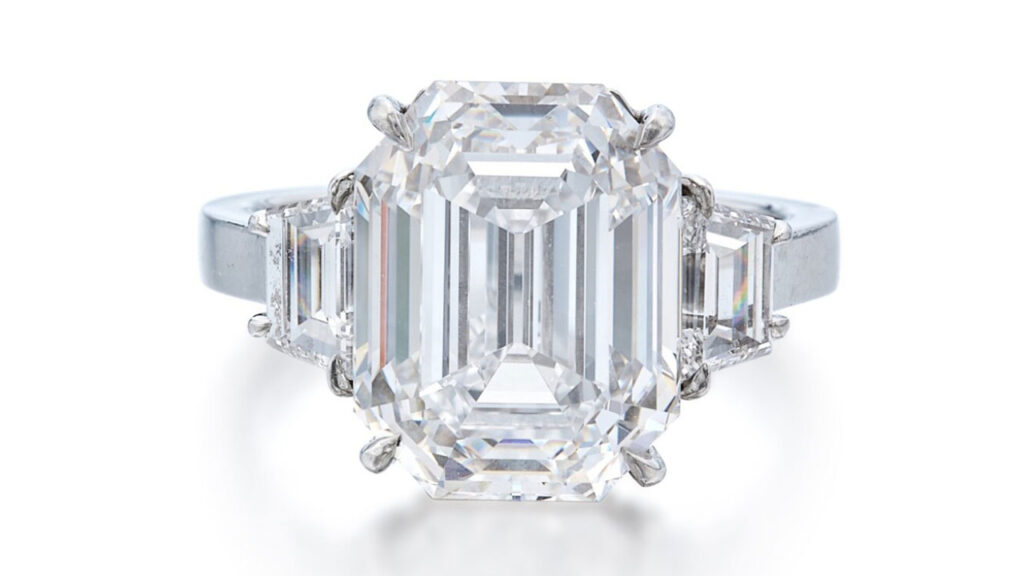 7.08-carat diamond ring at Sotheby's image