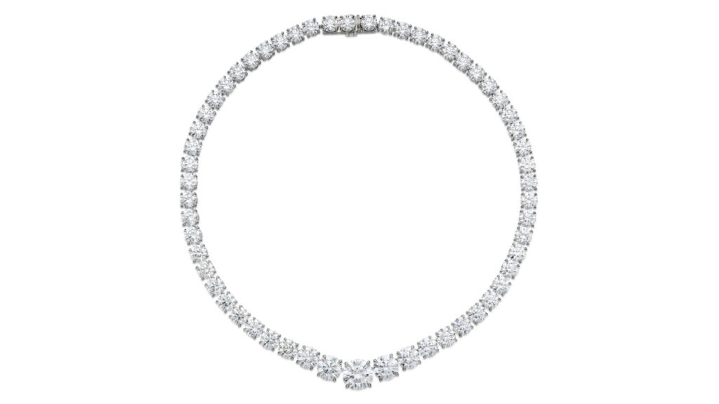 Rivière designed necklace at Sotheby's image