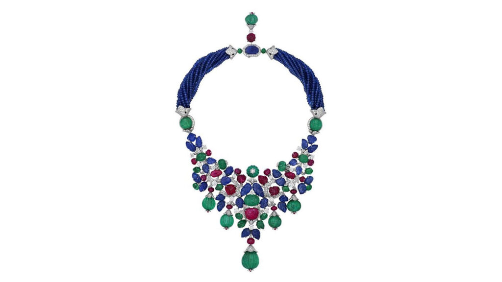 Multi-gem Cartier necklace at Christie’s image