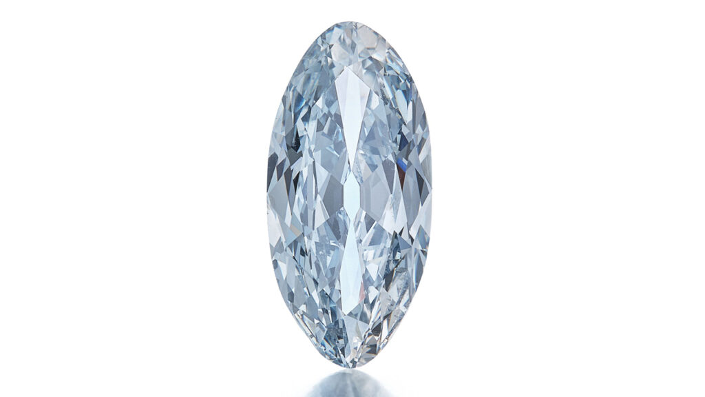 Marquise-shaped diamond at Sotheby's image