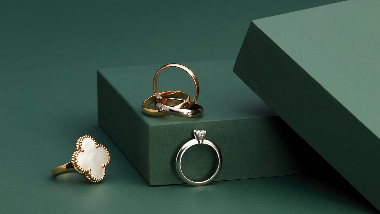 Promotional image for eBay’s luxury jewelry sales