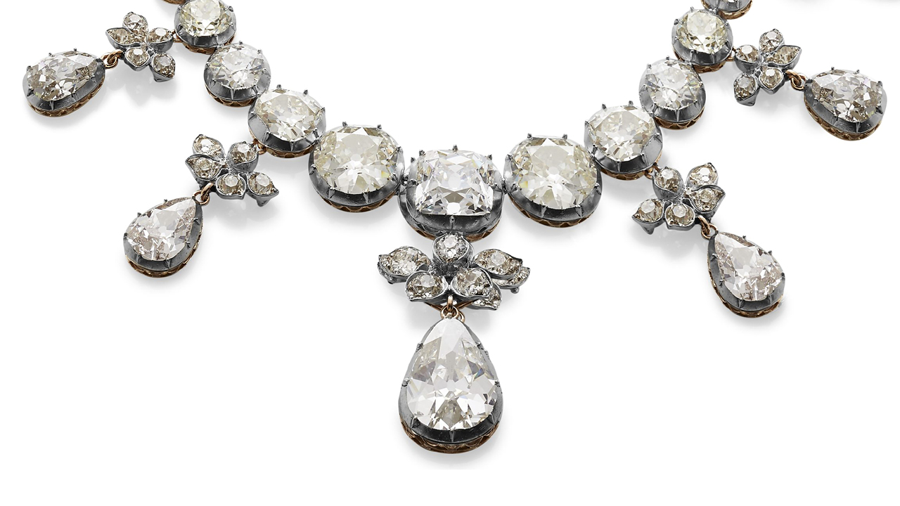 Image of The Brilliant Set diamond necklace from the Danish crown jewels