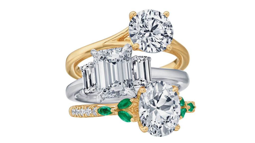 Rings from CD Peacock’s River North, Gold Coast and Lincoln Park collections image