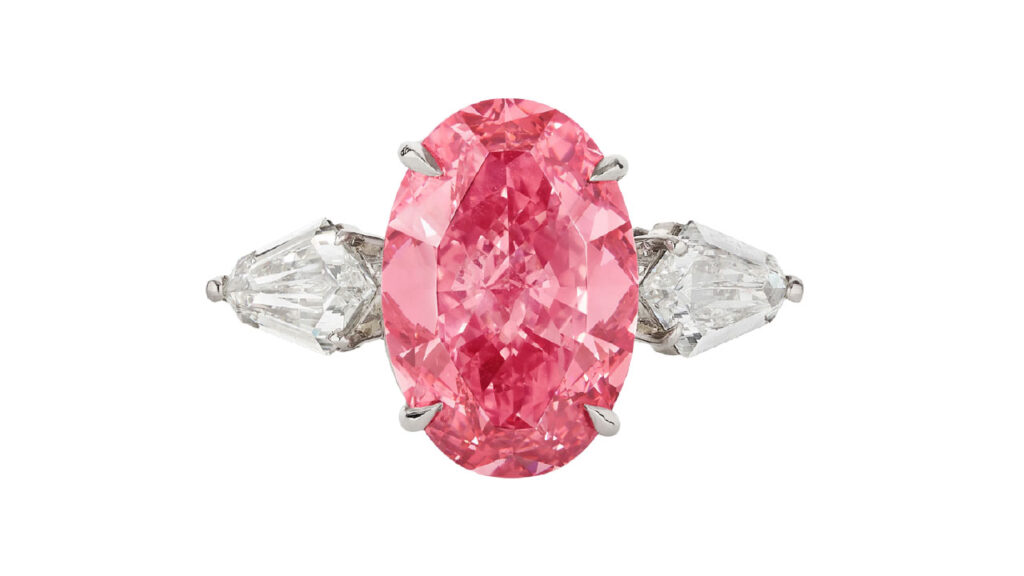 6.21-carat, fancy-intense-pink, VS1-clarity, type IIa diamond at Phillips image