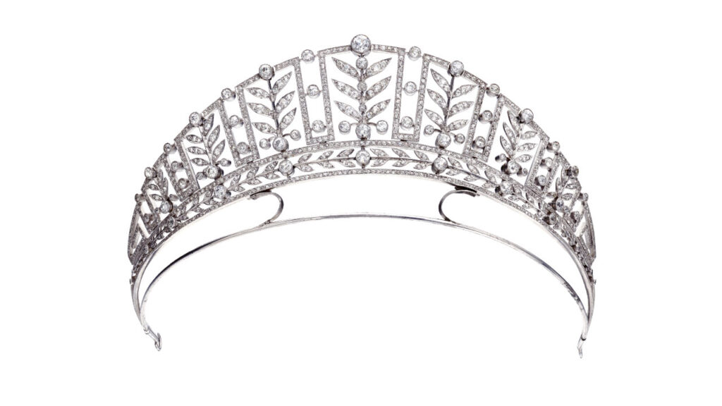 Koch diamond tiara, which sold at Sotheby’s image