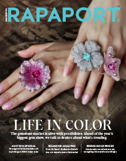 Rapaport Magazine January February 2025 cover image