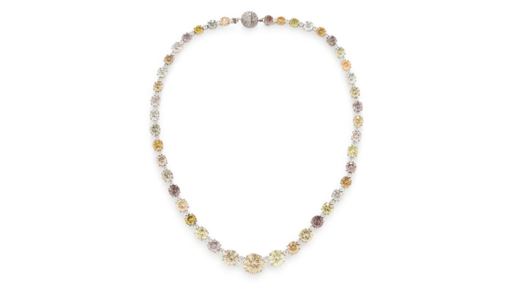 Diamond necklace at Freeman’s | Hindman auction image