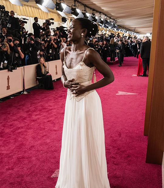 Lupita Nyong'o at the Academy Awards image