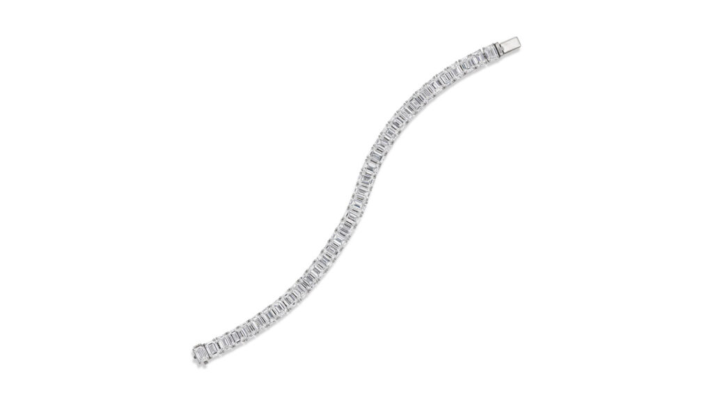 Diamond bracelet at Christie's image
