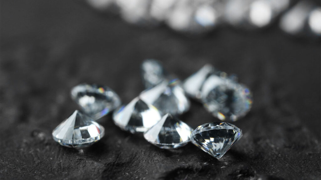 Polished diamonds from India image