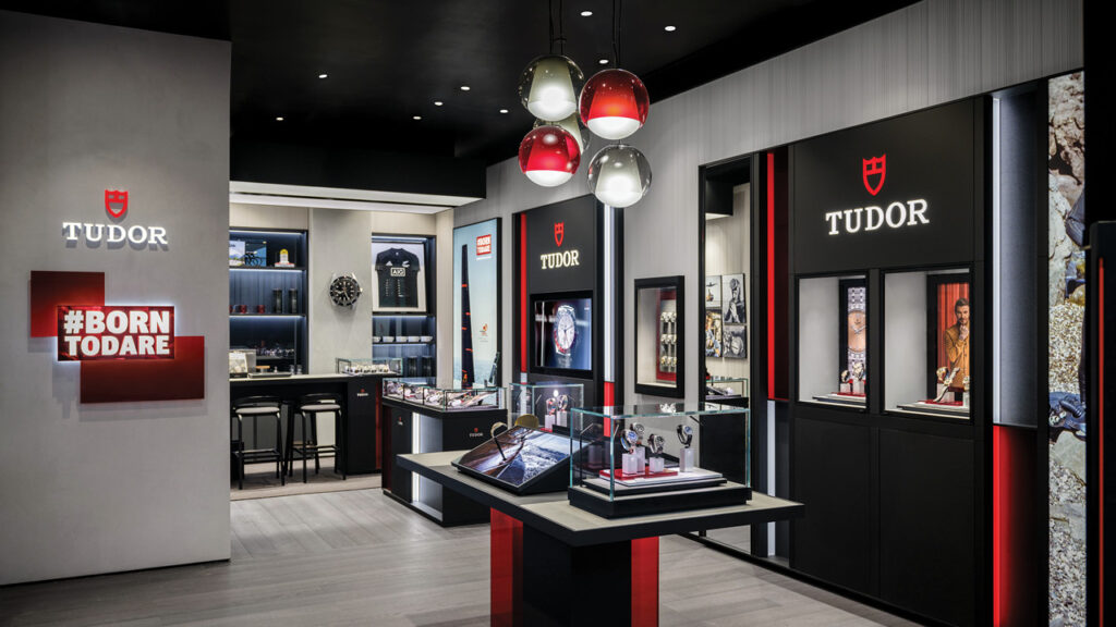 Tudor watches on display at Hyde Park Jewelers in Denver, Colorado image