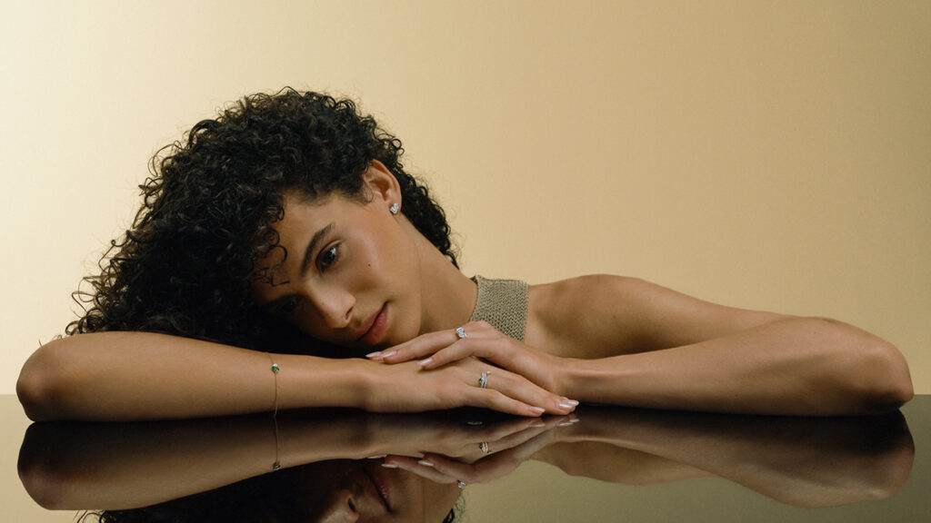Campaign shot featuring 77 Diamonds jewelry image