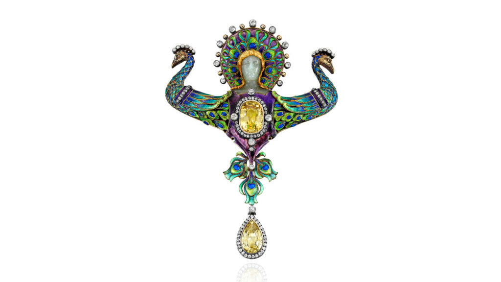 Boucheron Juno pendant circa 1900 at Bonhams image