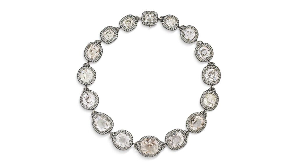 JAR round diamond necklace at Christie's image
