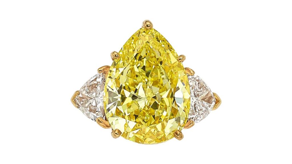 14.14-carat yellow diamond at Heritage Auctions image