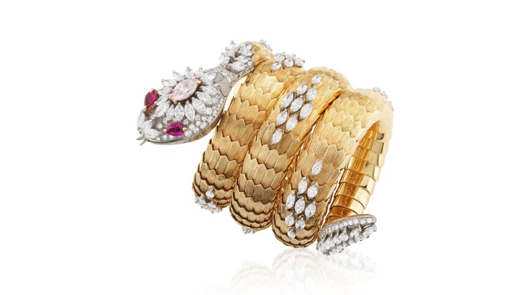 Bulgari Serpenti wristwatch at Phillips auction image