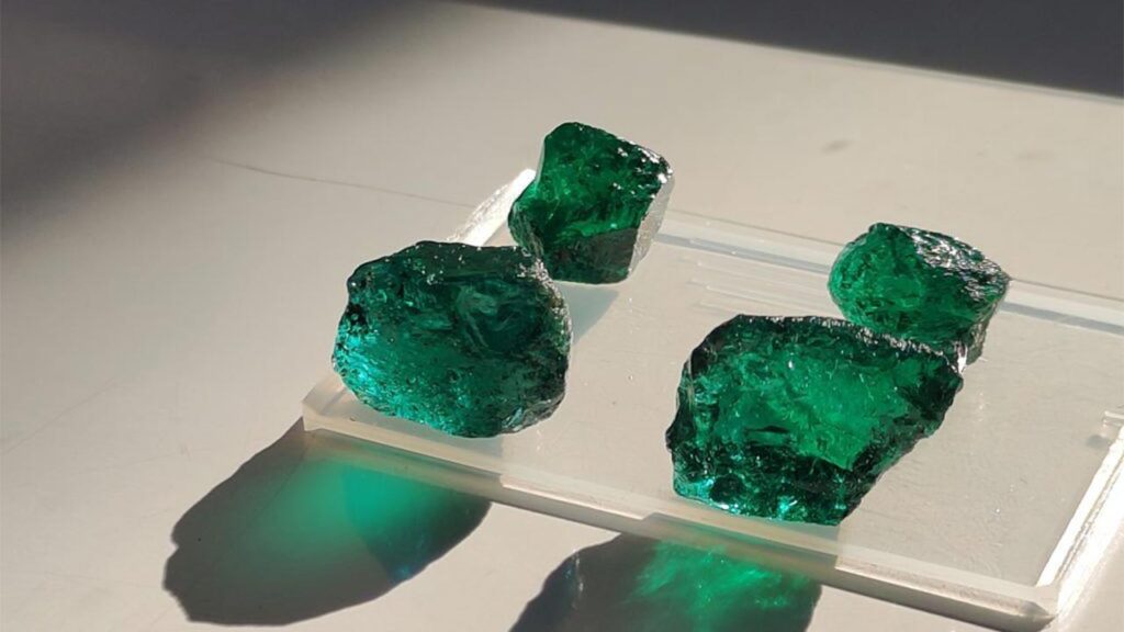 Rough emeralds from Gemfields image