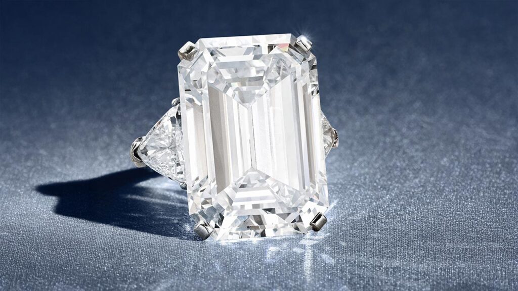 35.01-carat Graff diamond ring at Sotheby's image