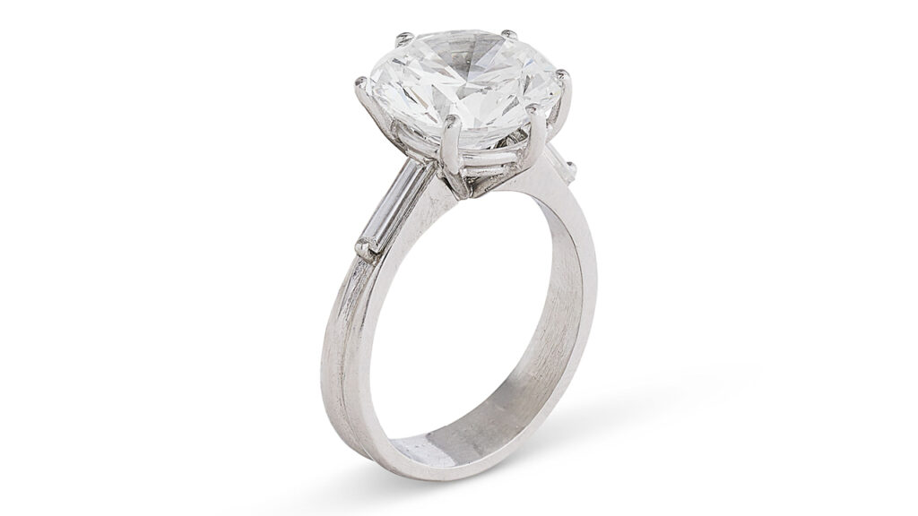 diamond ring at Christie's image