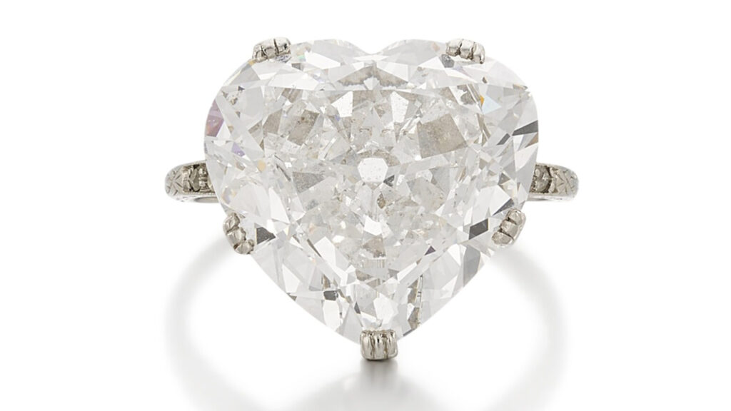 Black Starr & Frost diamond ring at Sotheby's image